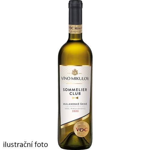 Víno Mikulov Sommelier Club  Rulandské šedé 2020 VOC Mikulovsko